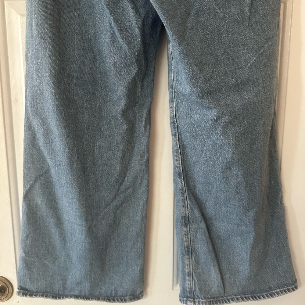 Ann Taylor Wide Leg Jeans with patch pockets size 10P. - Picture 11 of 14